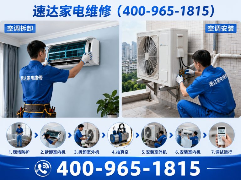 兰州空调拆装展示图